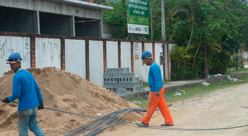 Obras do CEME avançam Tudo em Bertioga