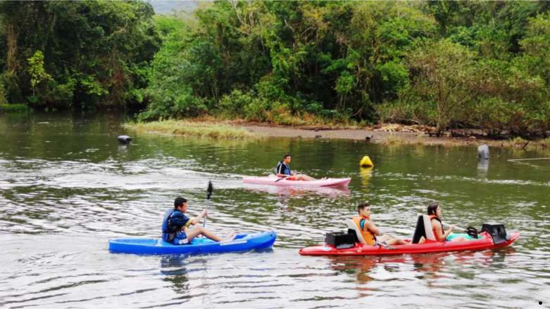 Caiaque no Jaguareguava