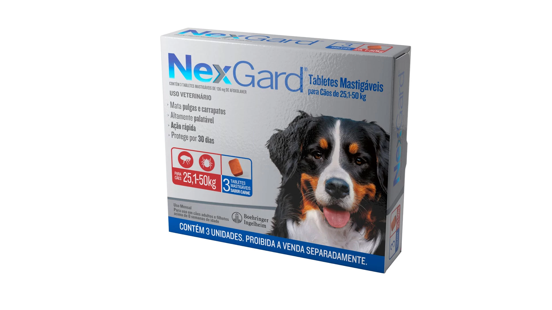 Nexgard 25,1 a 50kg