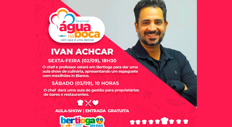 Aula-show com chef Ivan Achcar
