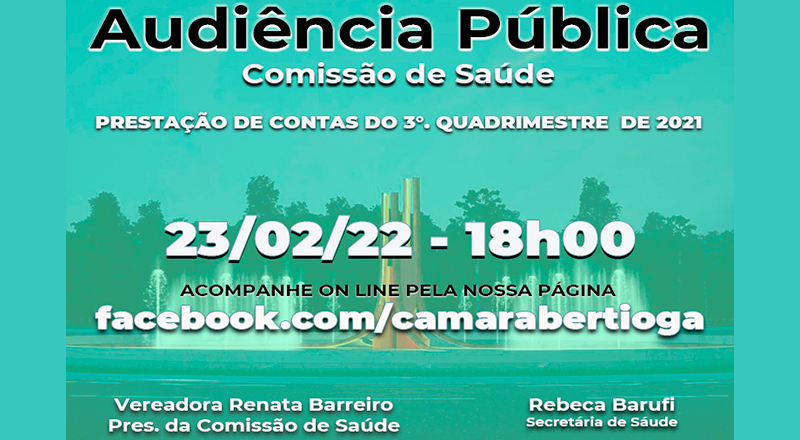 Audiência Pública  -  Câmara Bertioga
