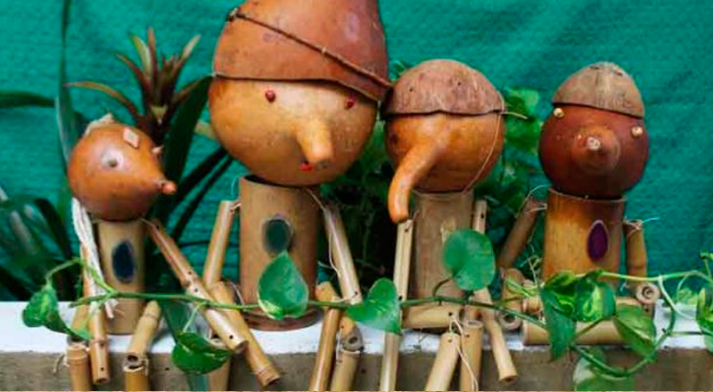 Brinquedos de Natureza –Boneco de Cabaça