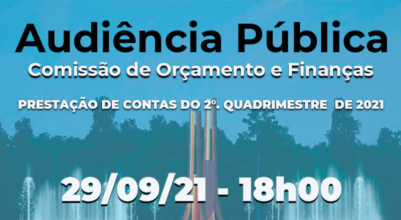 Audiência Pública Finanças -  Câmara 