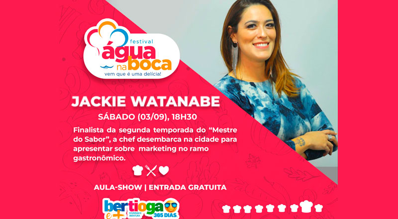 Aula-show com chef Jackie Watanabe