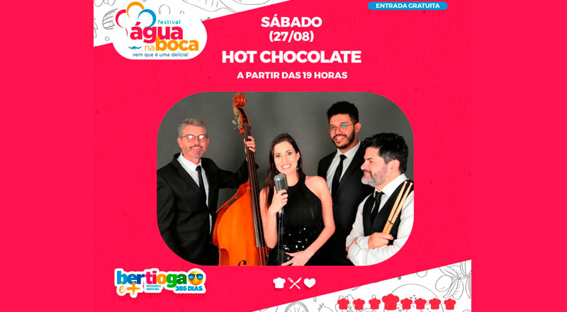 Show com a banda Hot Chocolate