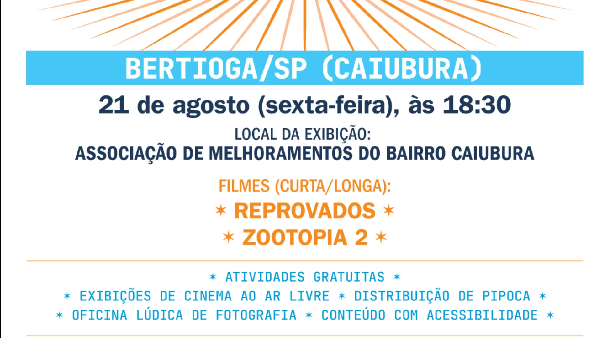 Cine Sustentável Sabesp Kuará 
