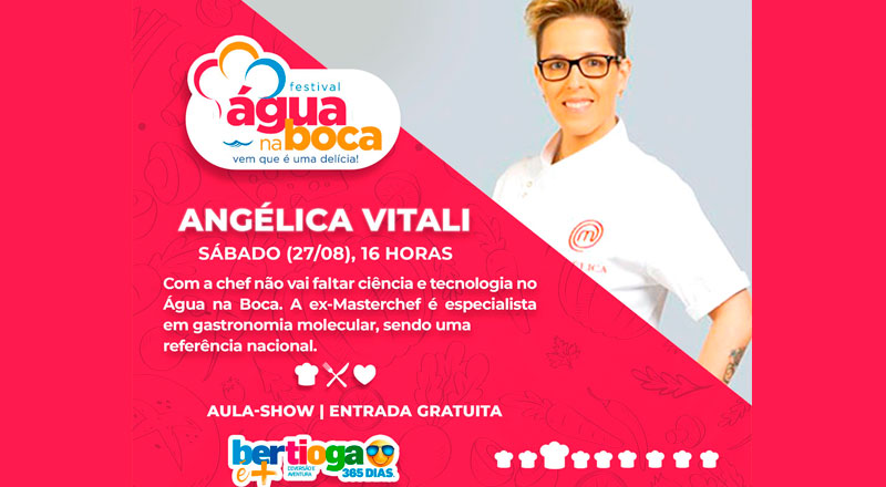Aula-show com chef Angélica Vitali