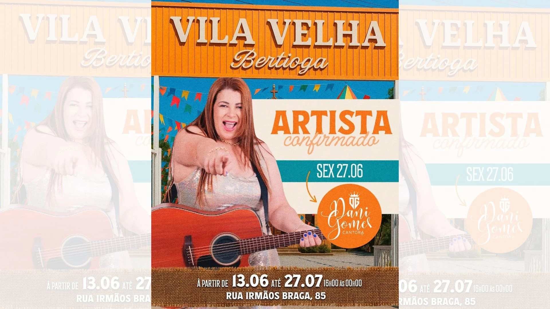 Dani Gomel no Villa Velha Food Park