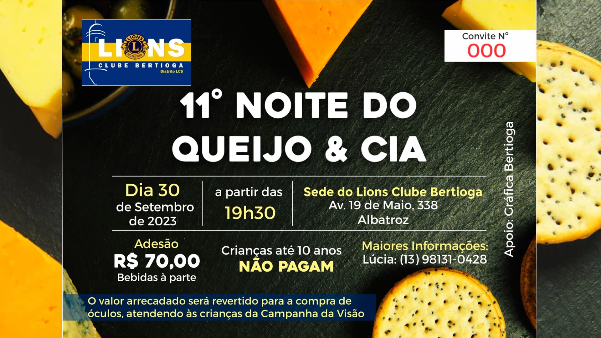 11º Noite do Queijo & Cia