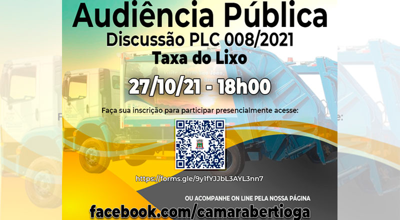 Audiência Pública - Taxa do Lixo