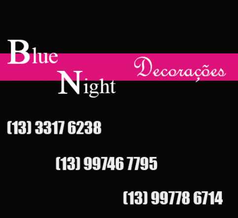Blue Night Decorações