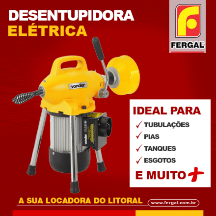  Desentupidora elétrica