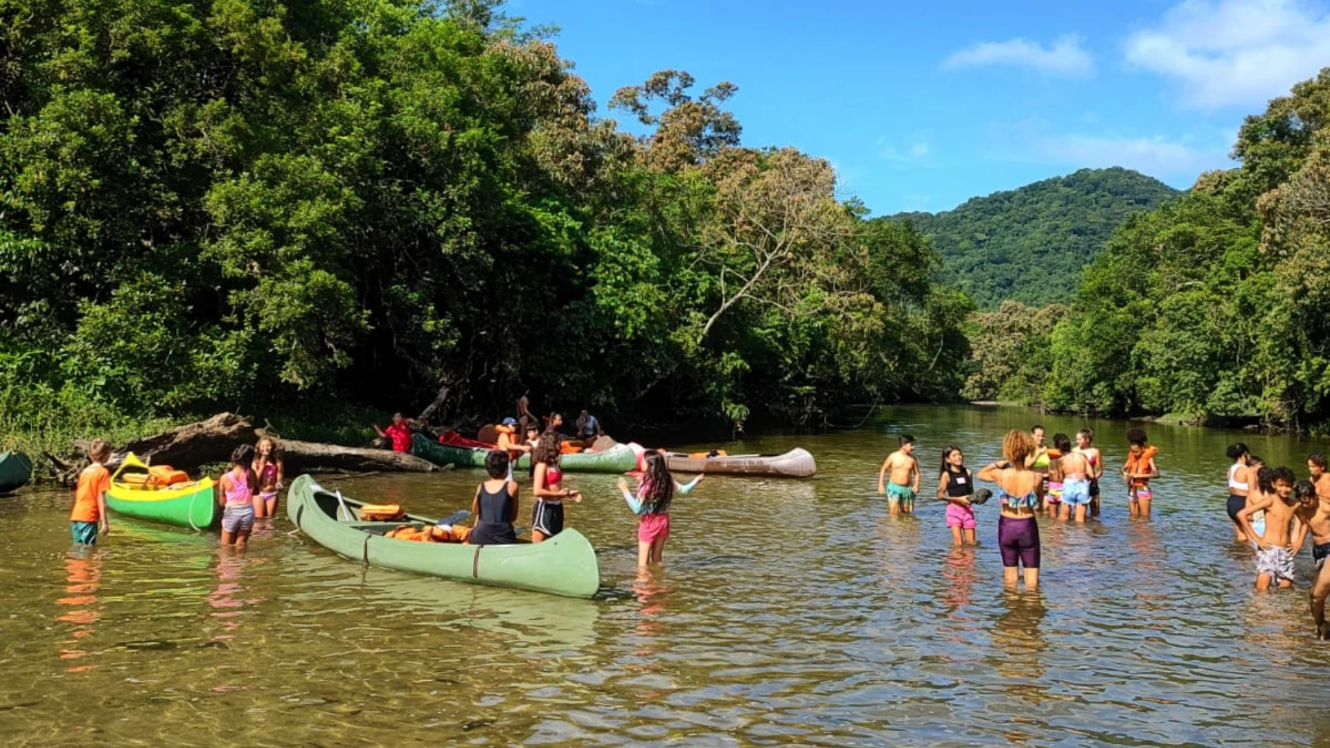 Remada na Mata Atlântica
