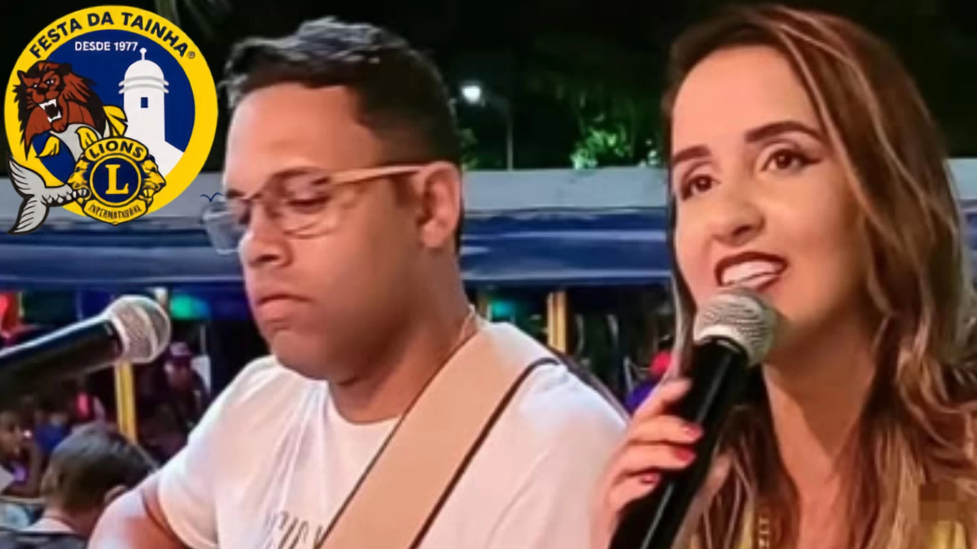 Talita e Cristiano na 49ªFesta da Tainha